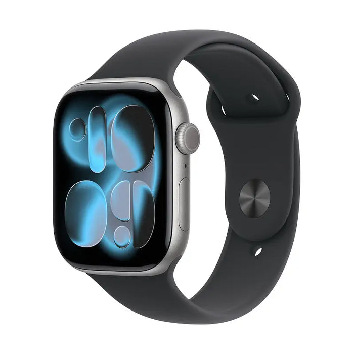 Smart Watch Apple Watch 11 Cell 46mm Space Grey/Black Band M/L mfca4 - Смарт часовници<<<Телефони и
