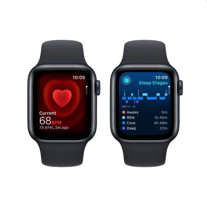 Smart watch Apple Watch SE2 v2 GPS 40 mm S/M Aluminum Midnight - MR9X3QC/A - Смарт часовници<<<Смартфони и