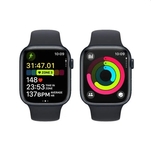 Smart watch Apple Watch Series 9 GPS 45 mm M/L Aluminum Midnight - MR9A3QC/A - Смарт часовници<<<Смартфони и