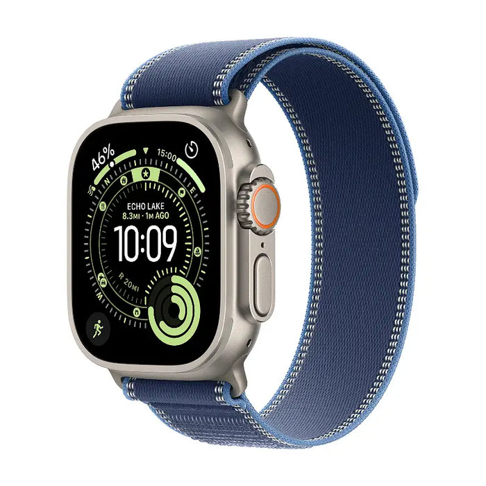 Smart watch Apple Watch Ultra 3 49mm Nat/Blue Trail Loop M/L mewu4 1.98 - Смарт часовници<<<Телефони и