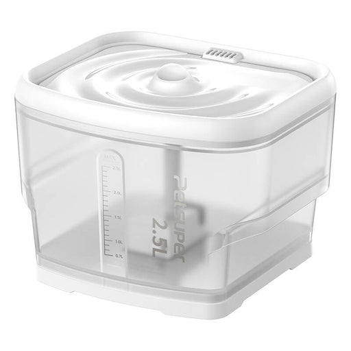 Smart Water Fountain for pets Petsuper PW03 2,5L (white) - Water dispensers<<<Fountains<<<Pets<<<InnproXML