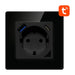 Smart WiFi Wall Socket Avatto N-WOT10-USB-B TUYA USB USB-C (black) - Power plugs<<<Smart Plug<<<Actuators<<<Smart