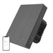 Smart WiFi wall switch SONOFF M5-3C-80 (3-channel for frame graphite) - Switches<<<Control devices<<<Smart