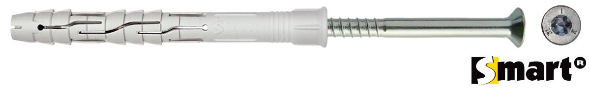 FRAME DOWEL WITH SCREW F10X120MM 4 PCS SMART