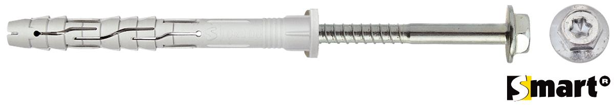 FRAME DOWEL WITH SCREW F10X120MM 4 PCS SMART