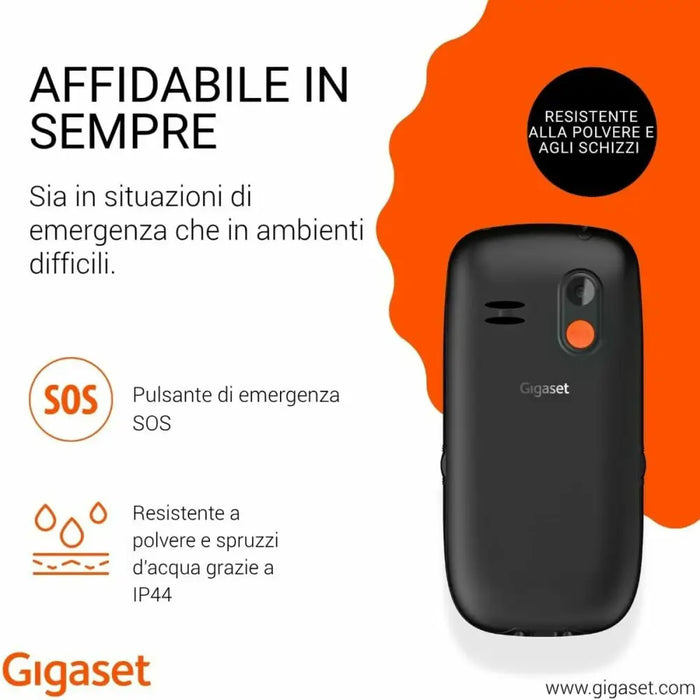 Smartphone Gigaset GL395 2,2’’ 32 MB RAM Black - Електроника Телефони и таблети<<<Компютри|