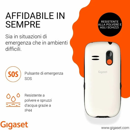 Smartphone Gigaset S30853-H1230-R103 2,2’’ 32 MB RAM White - Електроника Телефони и таблети<<<Компютри|