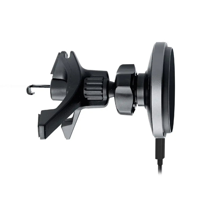Smartphone holder with wireless charger SBS TESUPMAGWIR15W for air vent compatible with MagSafe - black - Cell phone