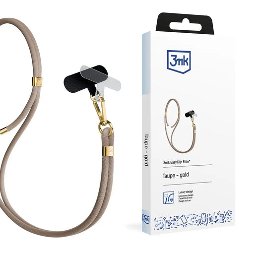 Smartphone Lanyard 3mk EasyClip Elite - Beige - *Kategoria tymczasowa<<<HurtelXML