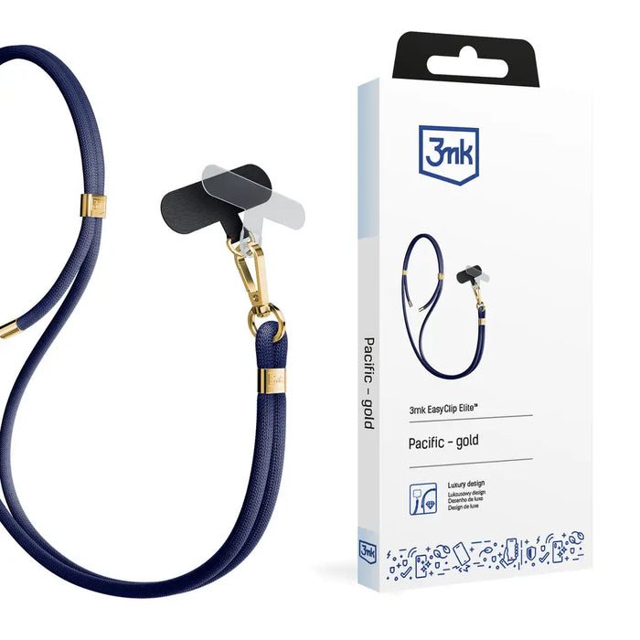 Smartphone lanyard 3mk EasyClip Elite - blue - *Kategoria tymczasowa<<<HurtelXML