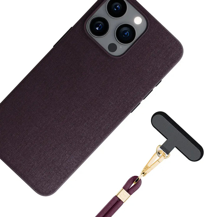Smartphone lanyard 3mk EasyClip Elite - burgundy - *Kategoria tymczasowa<<<HurtelXML