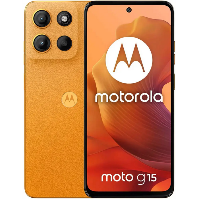 Smartphone Motorola Moto G15 8/512GB Sunrise Orange - Смартфони<<<Телефони и таблети<<<TechMart&&&Мобилни