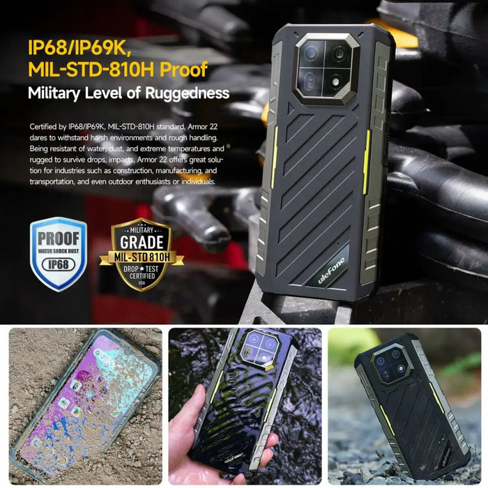 Smartphone Ulefone ARMOR X32 12 GB RAM 128 GB Black - Електроника Телефони и таблети<<<Компютри|