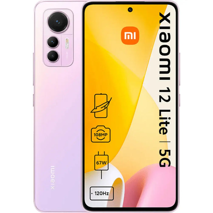 Smartphone Xiaomi 12 Lite 5G 6,55’’ Octa Core 6 GB RAM 128 GB Pink - Електроника Телефони и таблети<<<Компютри|