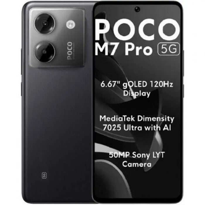 Smartphone Xiaomi POCO M7P 5G 8-256 BK 6,67’’ Octa Core 8 GB RAM 256 GB Black - Електроника Телефони и
