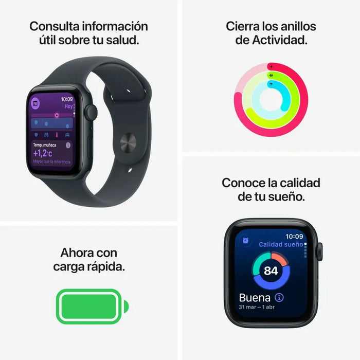 Smartwatch Apple MEHC4QL/A Black 40 mm - Електроника Телефони и таблети<<<Компютри|