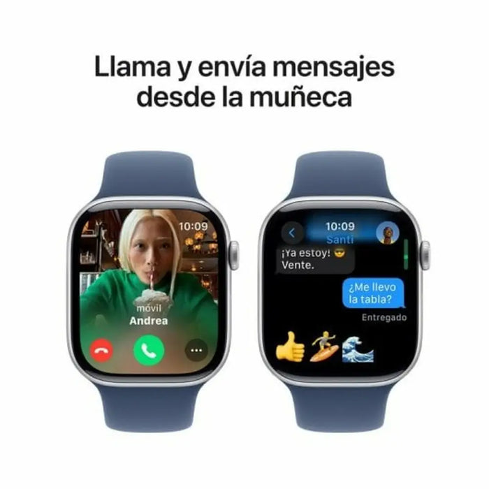 Smartwatch Apple Series 10 Blue Silver 46 mm - Електроника Телефони и таблети<<<Компютри|