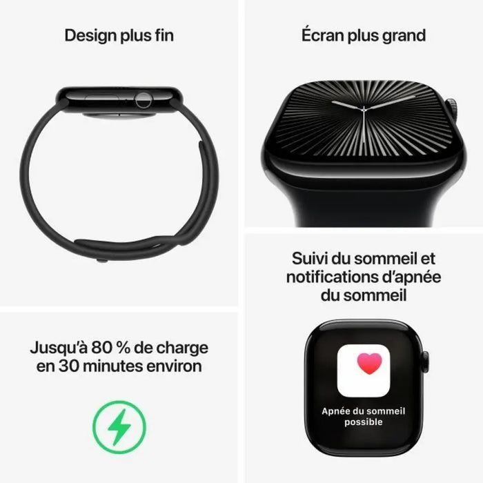 Smartwatch Apple Watch Series 10 GPS Grey 46 mm - Електроника Телефони и таблети<<<Компютри|