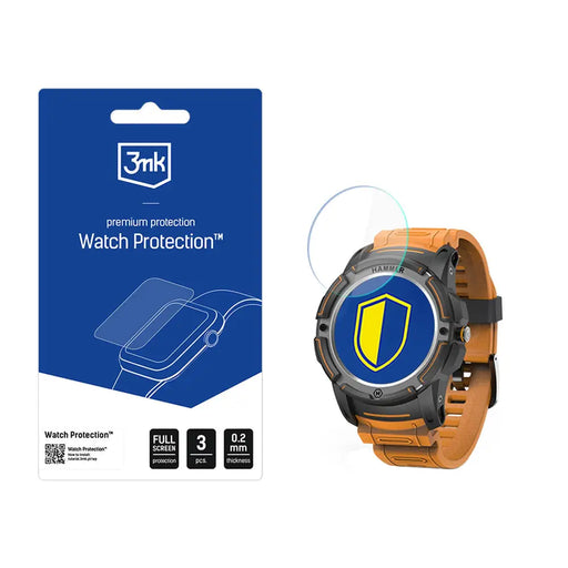 Smartwatch Screen Protector Glass 3mk Watch Protection FlexibleGlass for Hammer Watch - *Kategoria