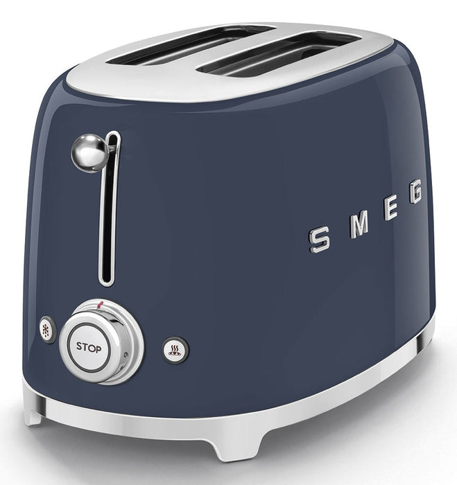 Smeg TSF01NBEU toaster 6 2 slice(s) 950 W Blue, Chrome