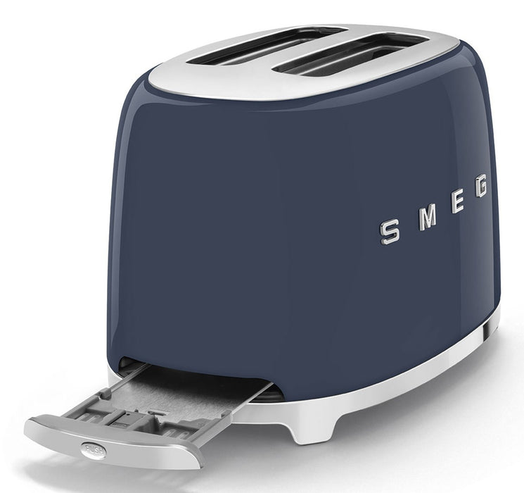 Smeg TSF01NBEU toaster 6 2 slice(s) 950 W Blue, Chrome