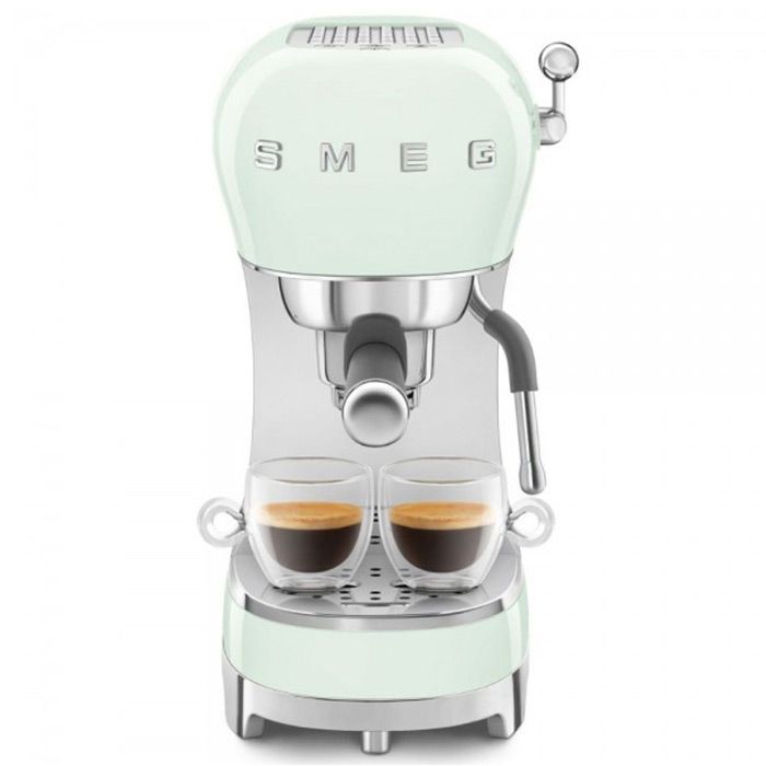 Coffee machine SMEG ECF02PGEU, Pastel green