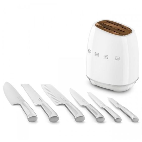 Knife set SMEG KBSF02WH
