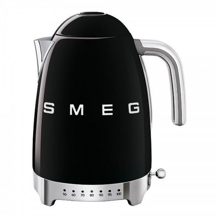 Electric kettle SMEG KLF04BLEU, 2400 W, 1.7 L, Black