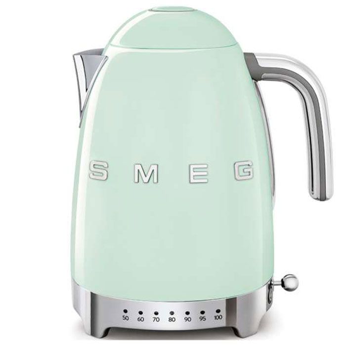 Electric kettle SMEG KLF04PGEU, 2400 W, 1.7 L, Pastel green