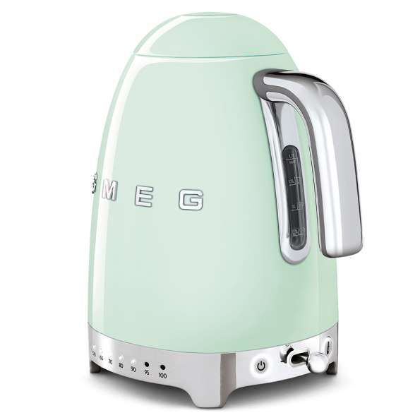Electric kettle SMEG KLF04PGEU, 2400 W, 1.7 L, Pastel green