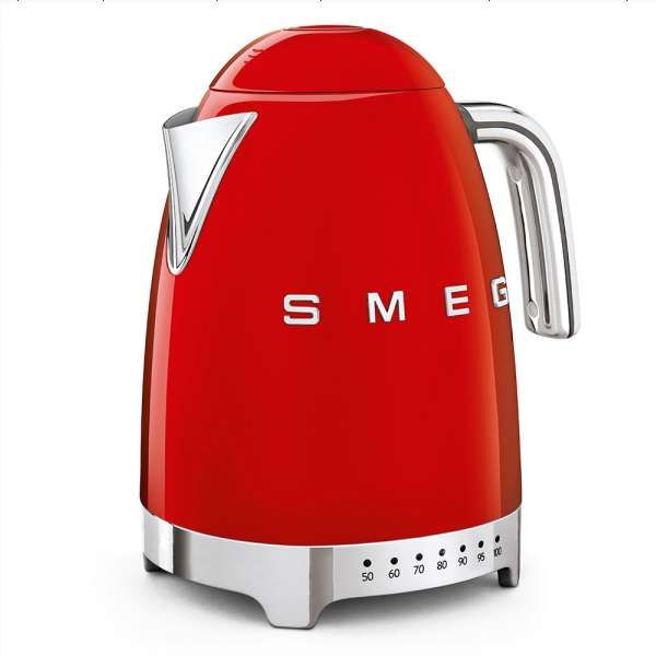 Electric kettle SMEG KLF04RDEU, 2400 W, 1.7 L, Red
