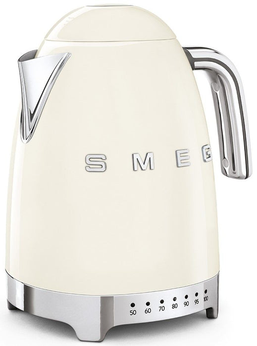 Electric kettle SMEG KLF04CREU, 2400 W, 1.7 L, Cream