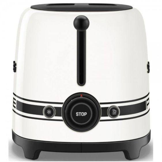 Toaster SMEG TSF01PCWEU, 2 slices, 950 W, Porsche Carrara White