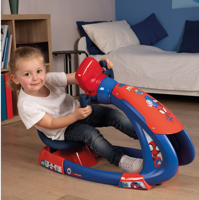 Racing seat Spidey Amazing friends Children's Steering wheel