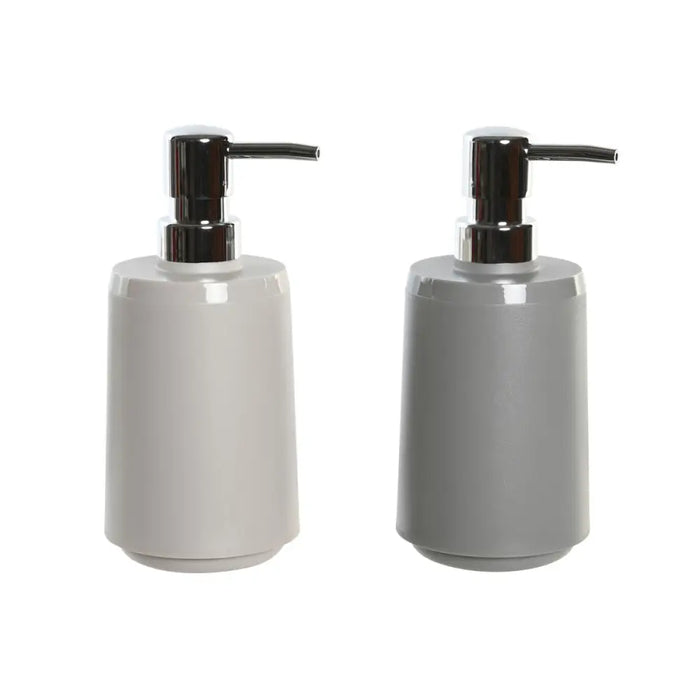 Soap Dispenser DKD Home Decor Beige Grey Cream polystyrene 8 x 8 x 18 cm (2 Units) - Баня<<<Дом