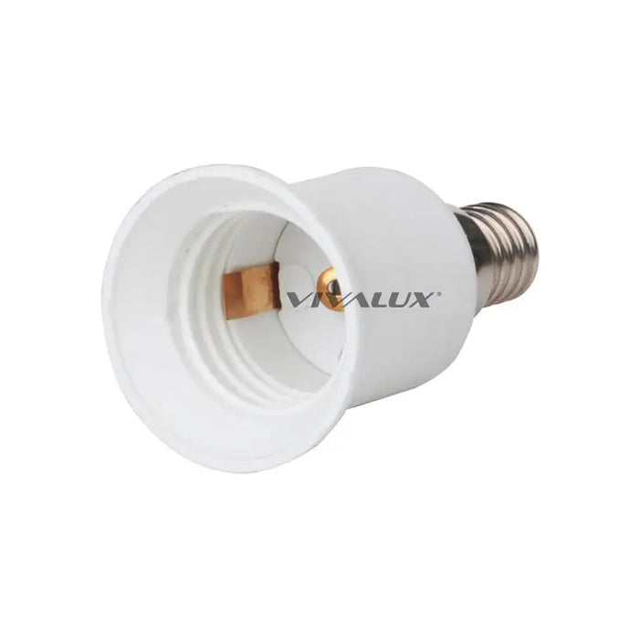 SOCKET ADAPTER E14 TO E27 IP20 VIVALUX - Ел.апаратура<<<Електроматериали<<<Строителни