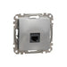 SOCKET INTERNET RJ45 ALUMINUM SCHNEIDER SEDNA (SDD113461) - Ключове и контакти<<<Електроматериали<<<Praktiker&&&Ключове