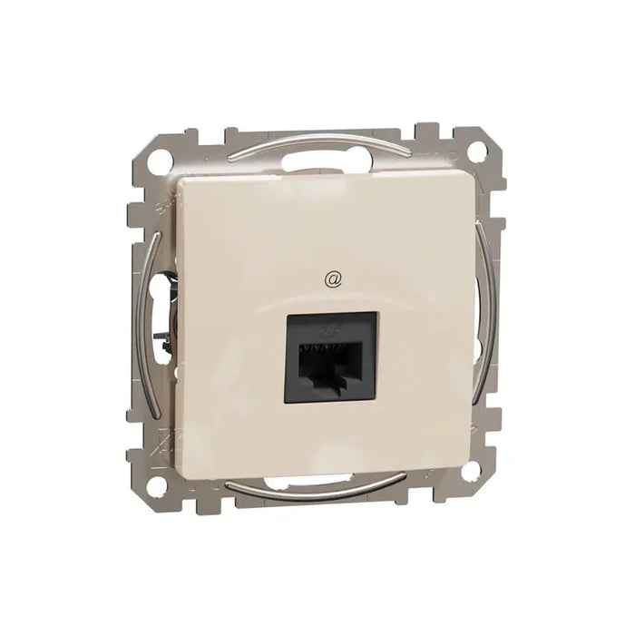 SOCKET INTERNET RJ45 CREAM SCHNEIDER SEDNA (SDD112461) - Ключове и контакти<<<Електроматериали<<<Praktiker&&&Ключове и