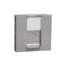 SOCKET RJ45 2 MODULE ALUMINUM SCHNEIDER UNICA (NU341130) - Ключове и контакти<<<Електроматериали<<<Praktiker&&&Ключове