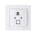 SOCKET RJ45 CAT.5E WHITE NILSON THOR - Ключове и контакти<<<Електроматериали<<<Praktiker&&&Ключове и