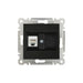 SOCKET RJ45 MECHANISM BLACK MAKEL KAREA LINE - Ключове и контакти<<<Електроматериали<<<Praktiker&&&Ключове и