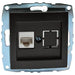 SOCKET RJ45CAT6 MEH. GRAPHITE DESPINA MONO GRAPHITE - Ключове и контакти<<<Електроматериали<<<Praktiker&&&Ключове и