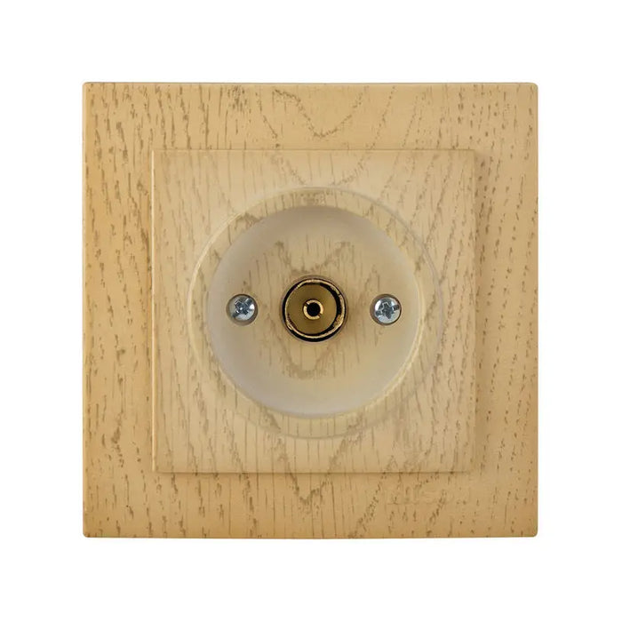 SOCKET TV END MAPLE NILSON ALEGRA - Ключове и контакти<<<Електроматериали<<<Praktiker&&&Ключове и