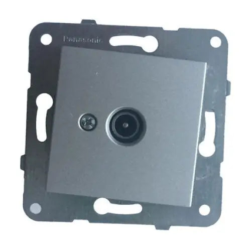 SOCKET TV MECHANISM WITH COVER PANASONIC KARRE PLUS - Ключове и контакти<<<Електроматериали<<<Praktiker&&&Ключове и