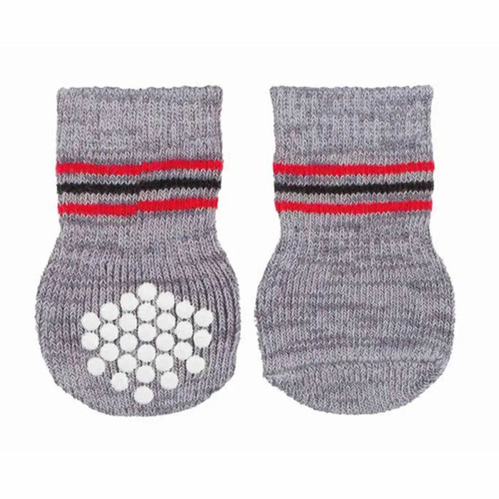 Socks Trixie Grey L/XL Dog - Домашни Животни<<<Дом Градина<<<BigBuy&&&Пътуване и разходки<<<Домашни Животни<<<Дом
