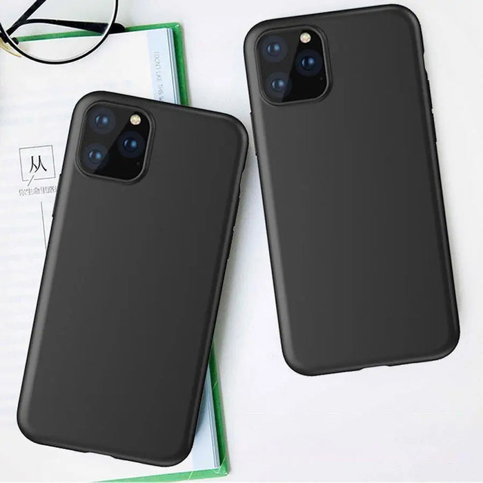 Soft Case Gel Flexible Cover for iPhone SE 2022 / SE 2020 / iPhone 8 / iPhone 7 black - Cell phone cases