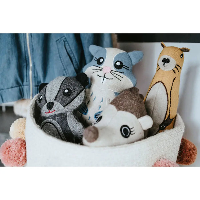 Soft toy for dogs Hunter Yellow Cotton 100 % Recycled Marmot 20 cm - Домашни Животни<<<Дом