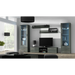 SOHO 4 set (RTV180 cabinet + 2x S1 cabinet + shelves) Gloss grey/grey - Modern wall unitsMES-NOW<<<Wall