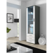 SOHO 7 set (RTV140 cabinet + S1 cabinet + shelves) Grey / White glossy - Modern wall unitsMES-NOW<<<Wall