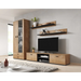SOHO 8 set (RTV180 cabinet + S6 + shelves) Oak lefkas - Modern wall unitsMES-NOW<<<Wall UnitsMES<<<ActionPL